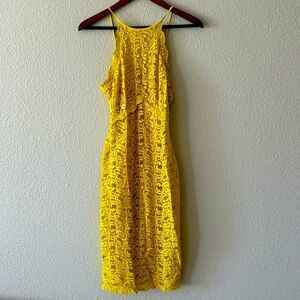 Yellow Halter Dress